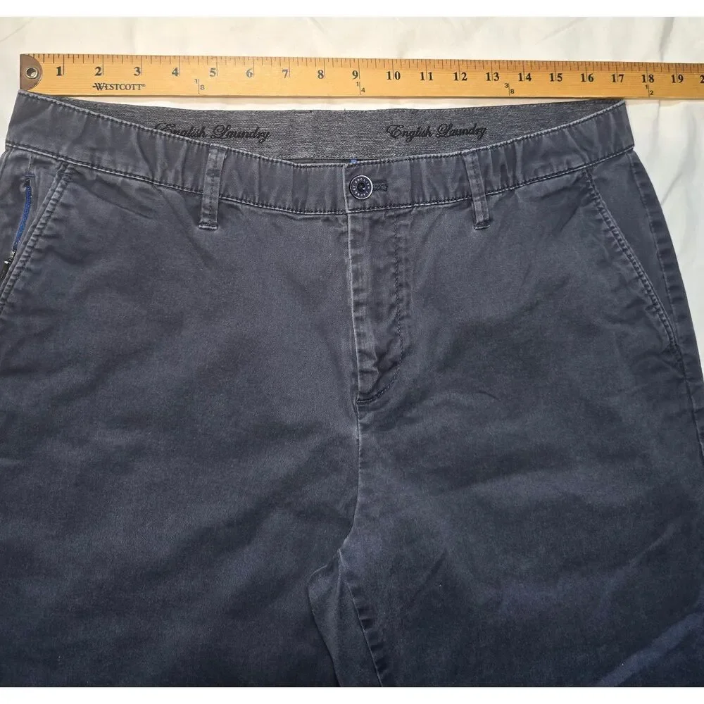 Dark Blue English Laundry Size 36 x 32 Men's Chino Pants - 38